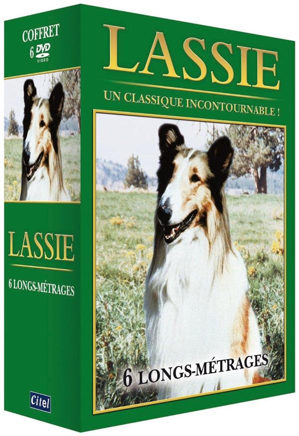 Lassie - 6 longs métrages : Lassie en mission commandée + Sur les traces du passé + Le Miracle + Divine Lassie + La Longue marche de Lassie + La Nouvelle vie