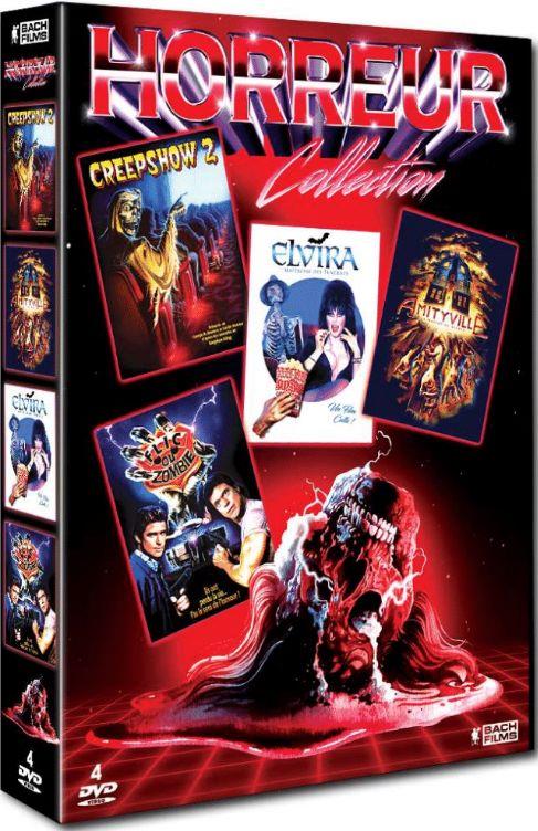 Horreur Collection : Creepshow 2 + Amityville - La maison du diable + Elvira, maîtresse des ténèbres + Flic ou Zombie