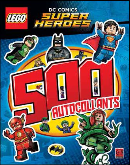 Lego dc comics - super heroes - 500 autocollants