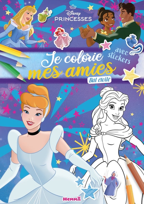 Disney Princesses - Je colorie mes amies - Bal étoilé