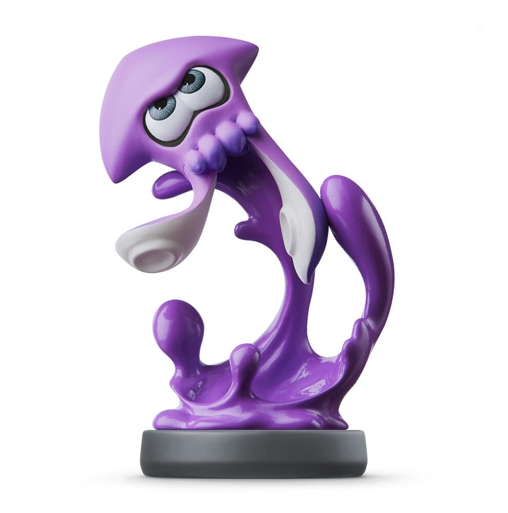 Amiibo - Inkling Squid Neon Purple Collection Splatoon