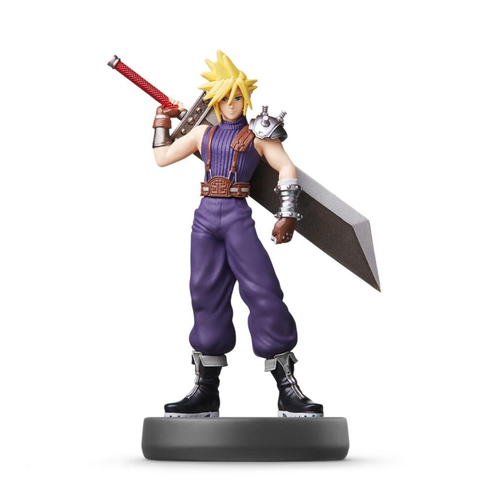 Figurine Amiibo Cloud Joueur 1 N°57 • Collection Super Smash Bros. - vue 3