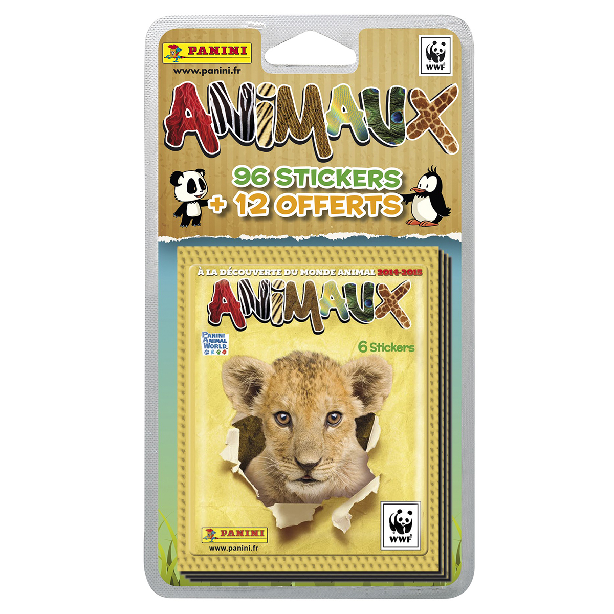 Animaux 2014-2015 - 96 stickers + 12 offerts- Panini