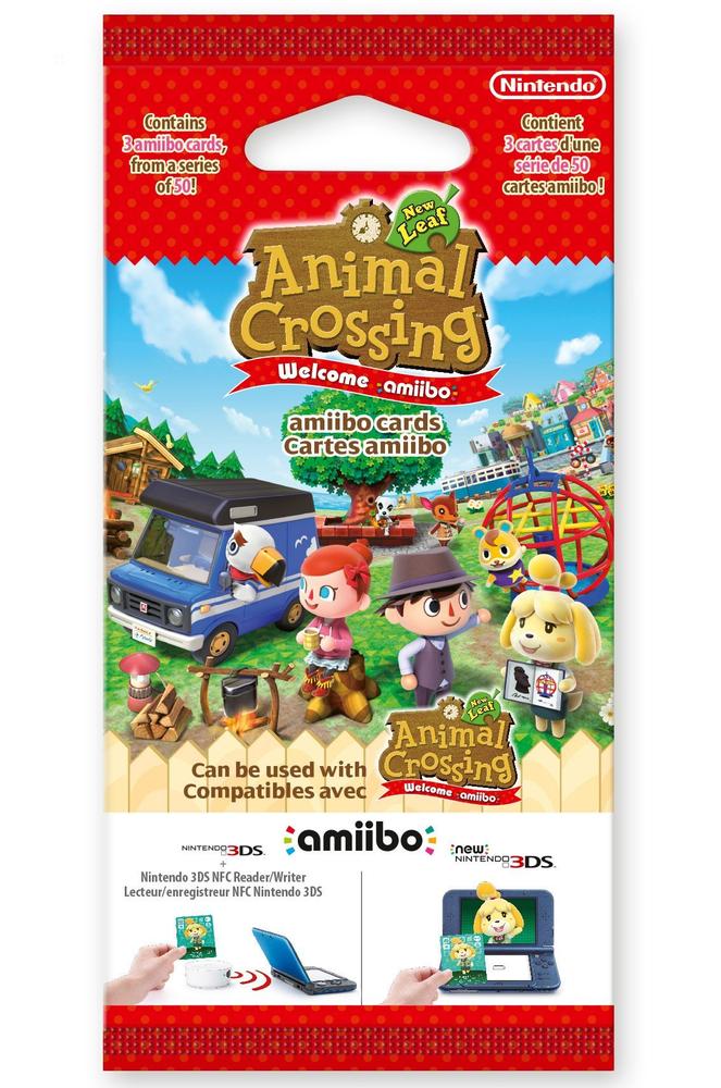Animal Crossing : New Leaf - Welcome amiibo - 3 Cards Pack