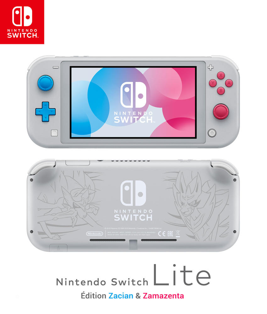 Nintendo Switch Lite Special Edition Zacian + Zamazen console de jeux portables 14 cm 5.5 Écran tactile Wifi Bon état - vue 3