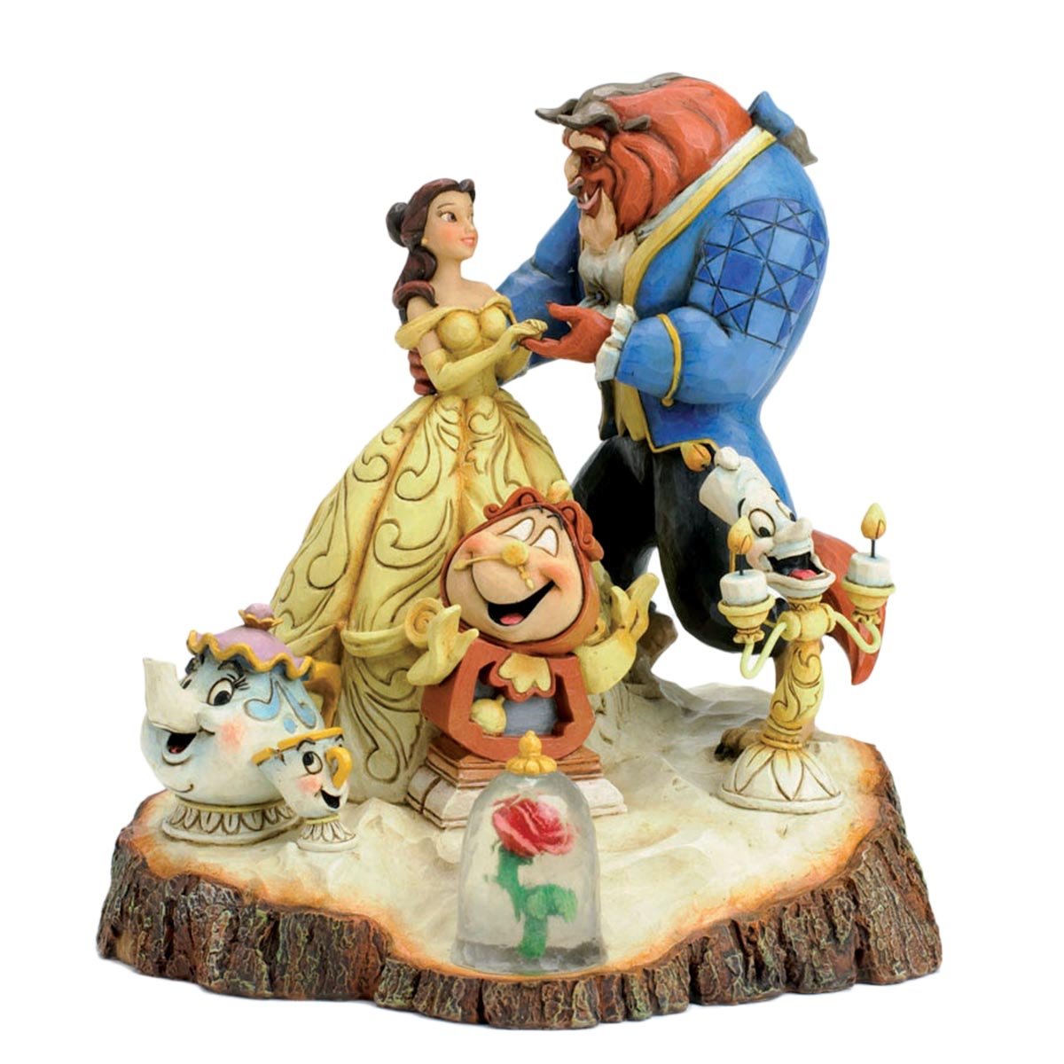 Figurine Enesco Disney Traditions - La Belle et la Bête - Tale as Old as Time