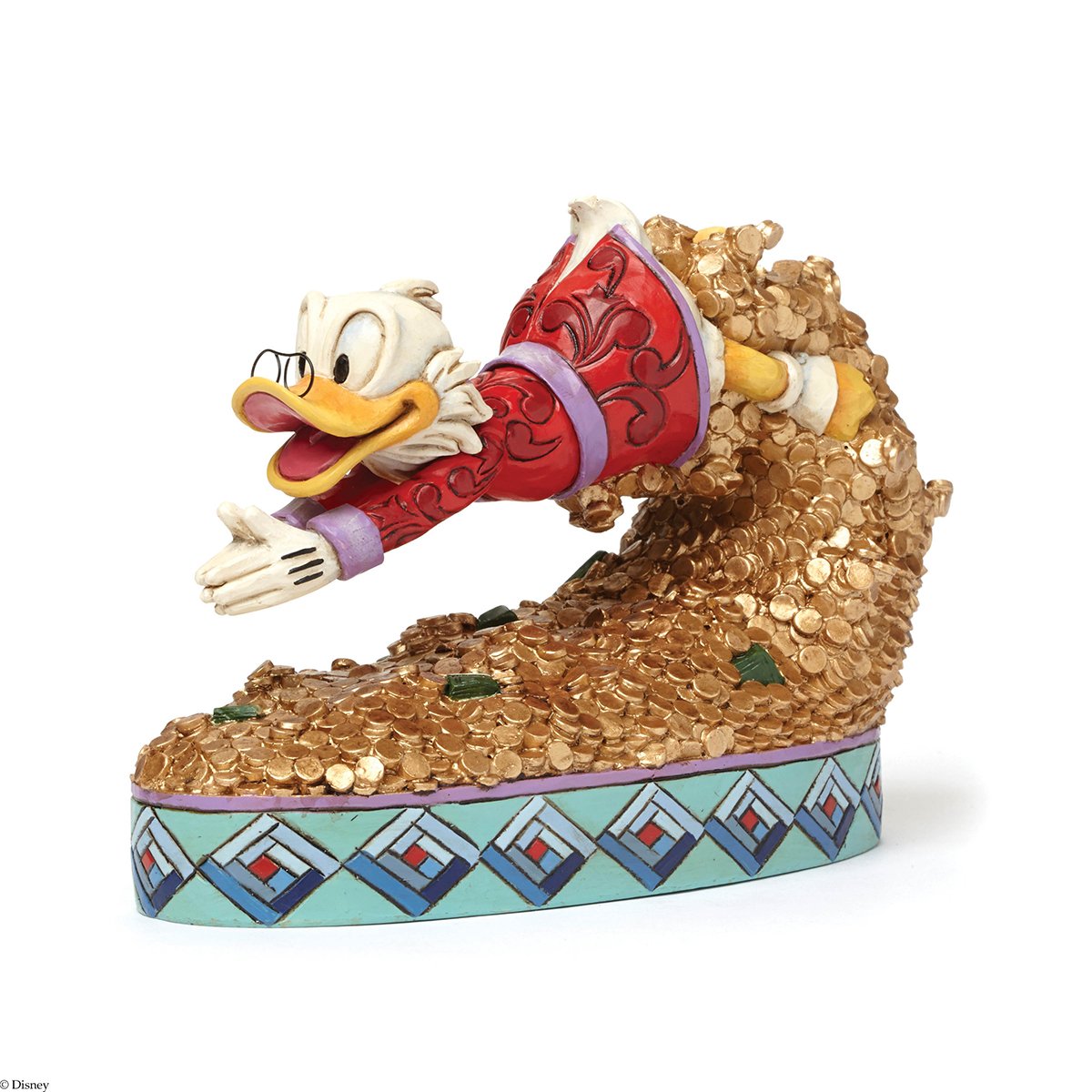 Figurine Enesco Disney Traditions - Picsou - Plongeon dans son trésor