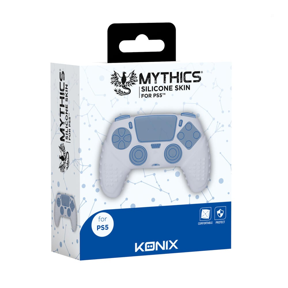 Protection en silicone pour manette PS5 - Mythics - Blanc