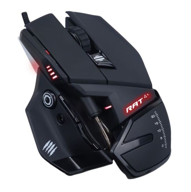 Madcatz RAT 4+ gamer filaire personnalisable 9 boutons LED 7200 DPI Pixart PMW3330 - vue 2