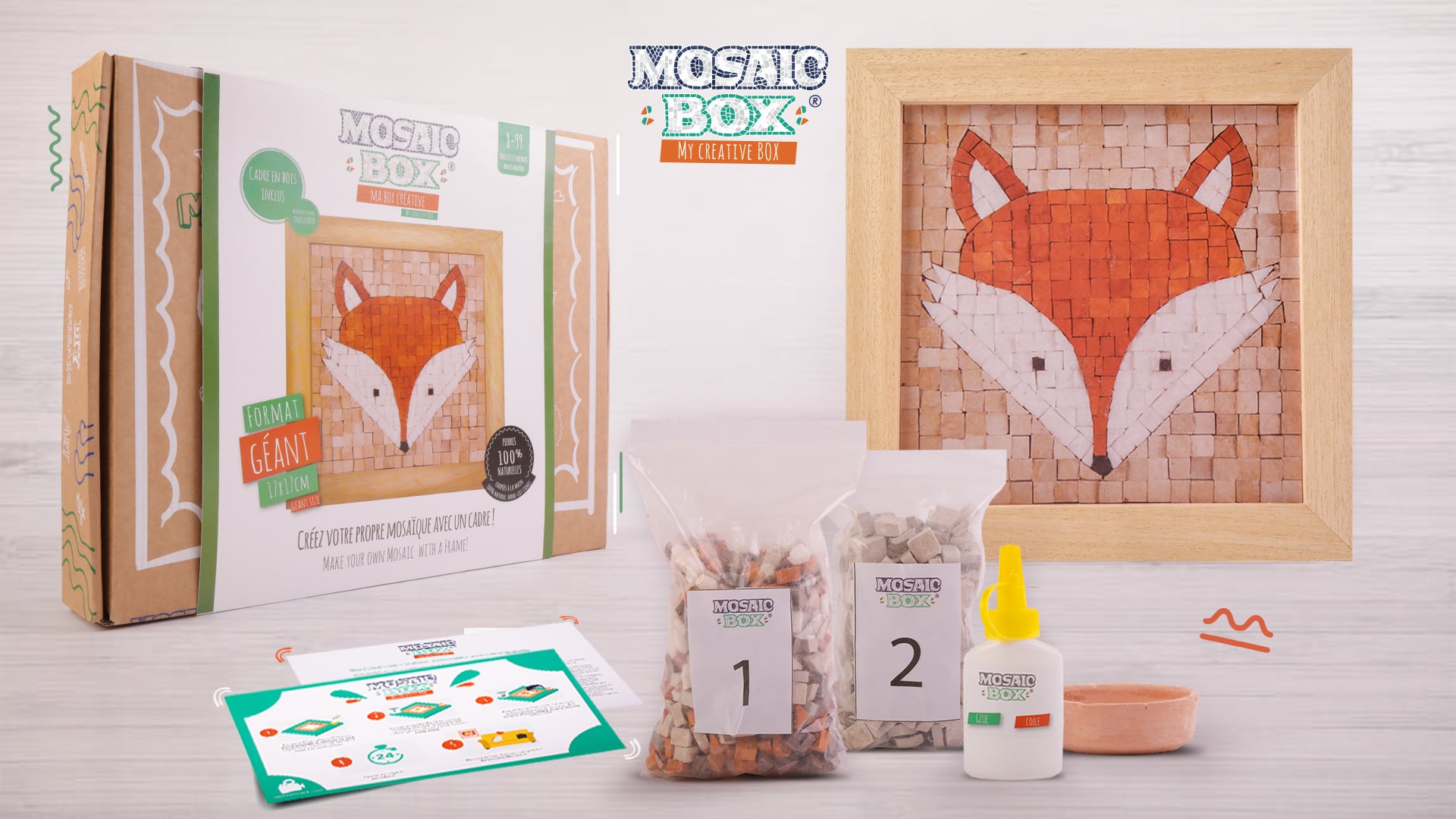 Kits Mosaïque Trois Petits Points | Cultura.com