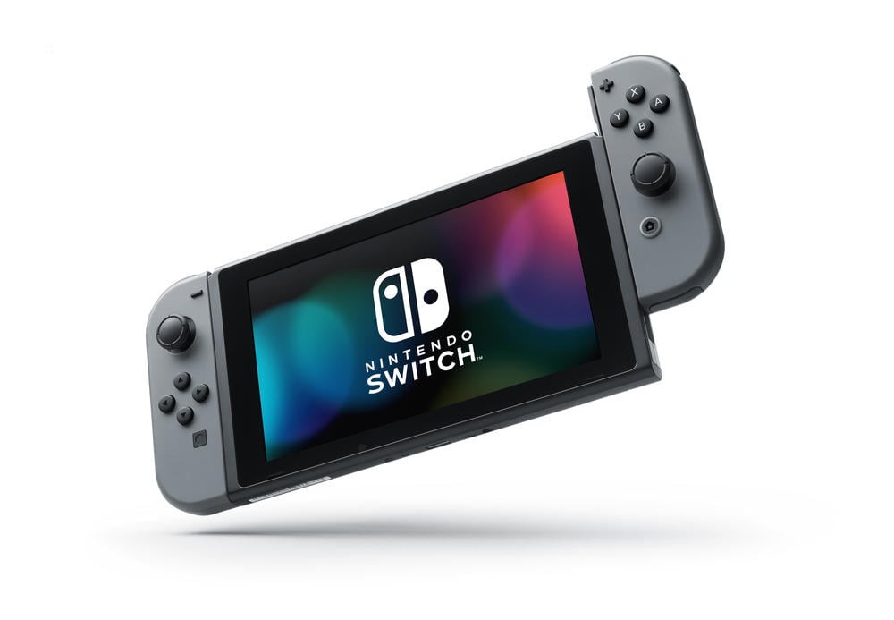 Nintendo Switch + paire de Joy-Con grise