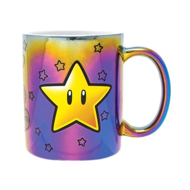 Super mario mug metallic star power