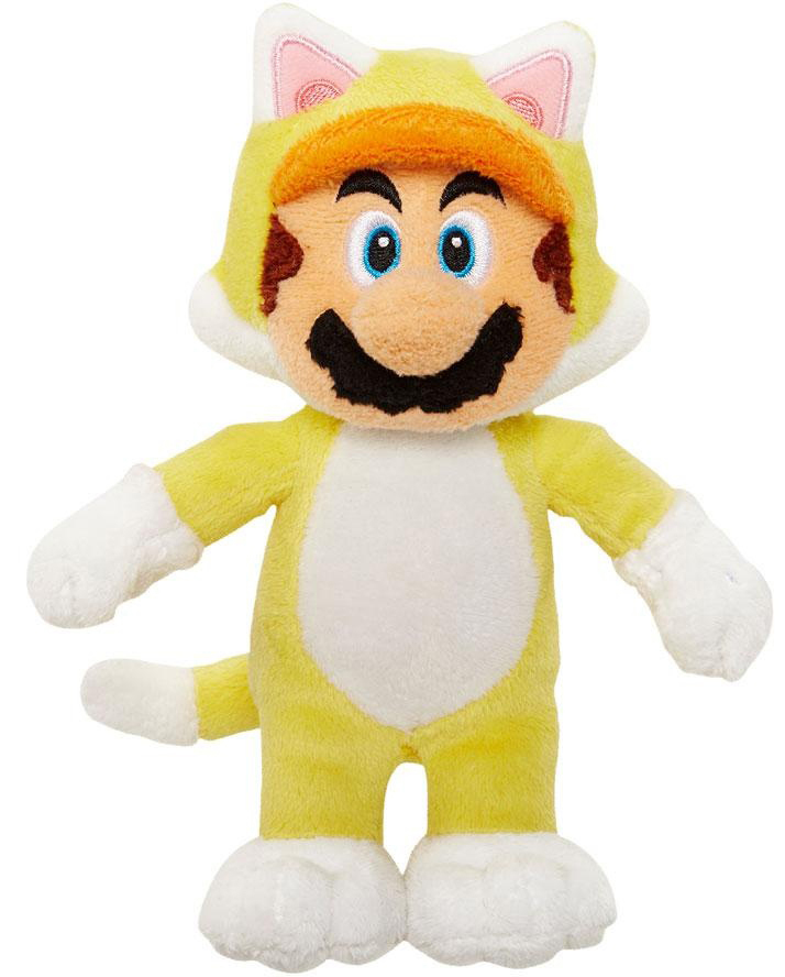 Peluche Super Mario costume chat jaune - vue 2
